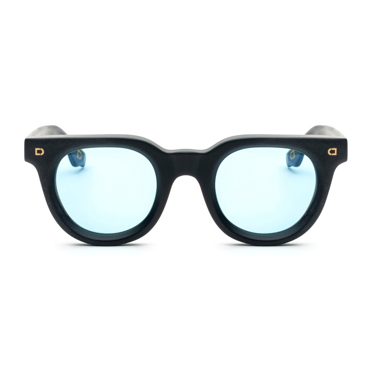 Occhiali da sole Soho London Artizan Satin Black - Light Blue