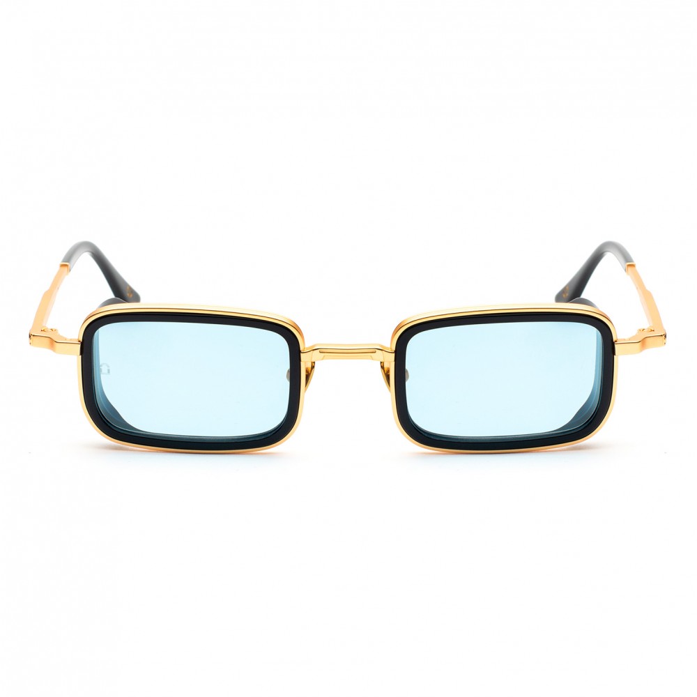 Occhiali da sole Soho London Merton Titanium Oro - Nero - Celeste