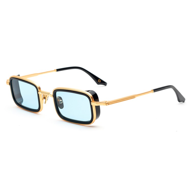 Occhiali da sole Soho London Merton Titanium Oro - Nero - Celeste